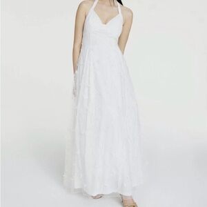 Jump Elegant White Wedding Gown